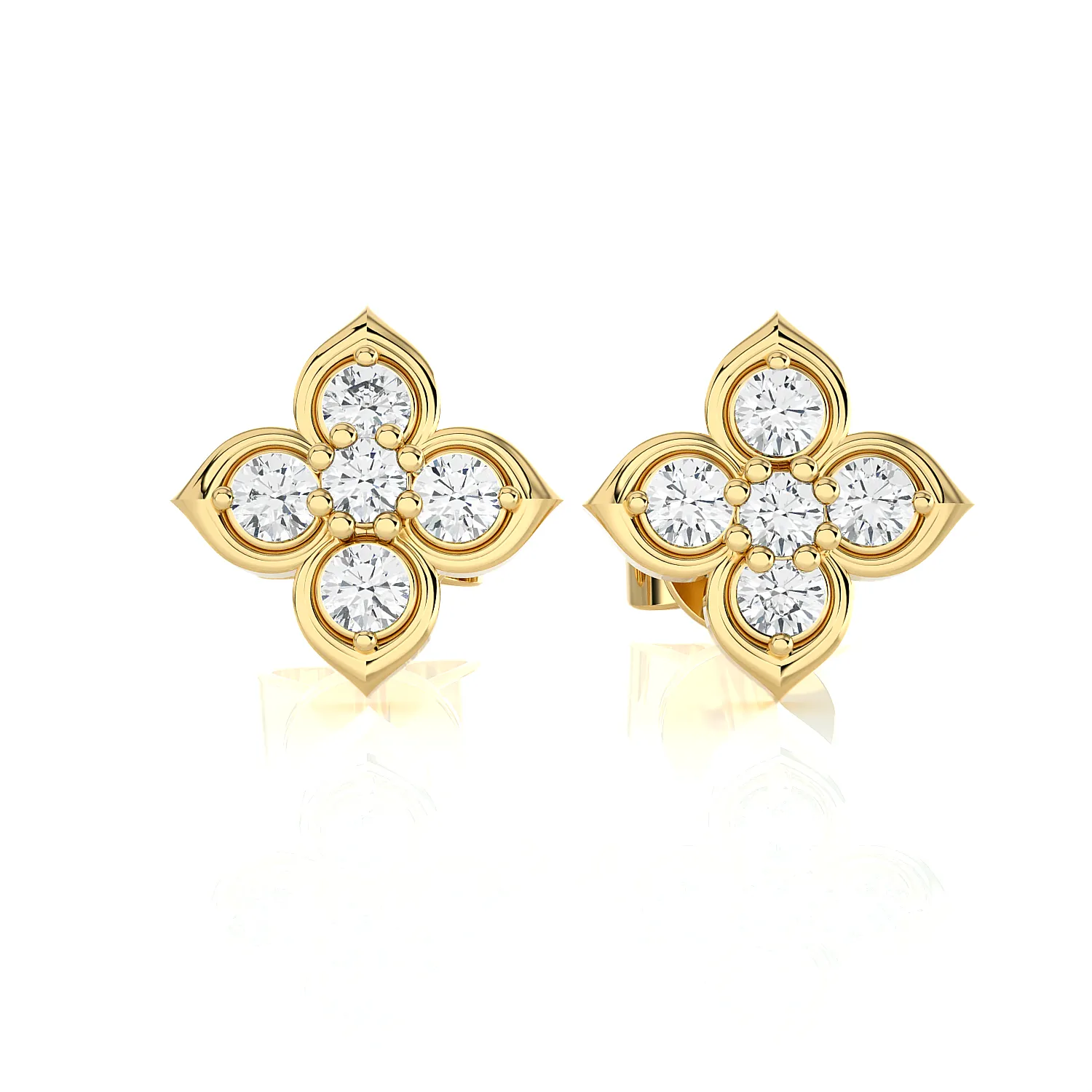 1/4 ctw Round Lab Grown Diamond Stud Earrings