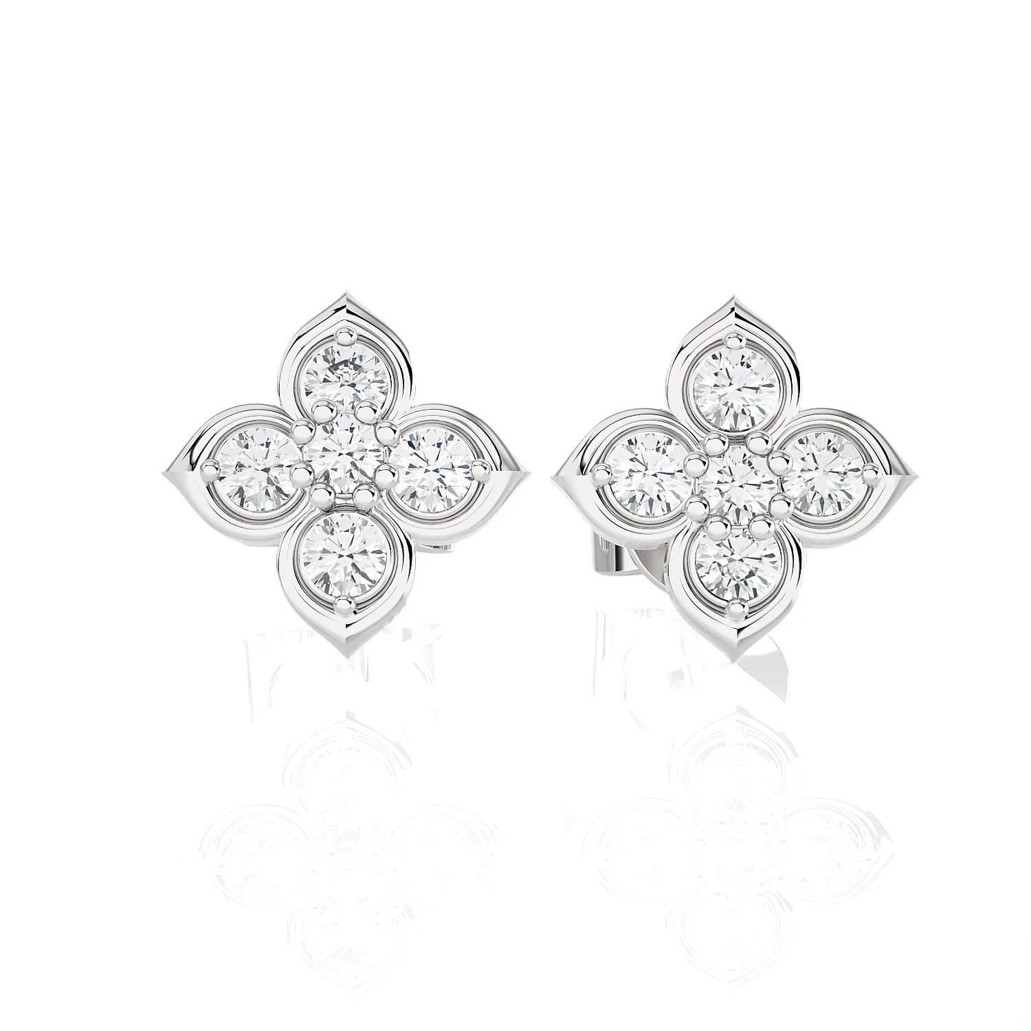 1/4 ctw Round Lab Grown Diamond Stud Earrings