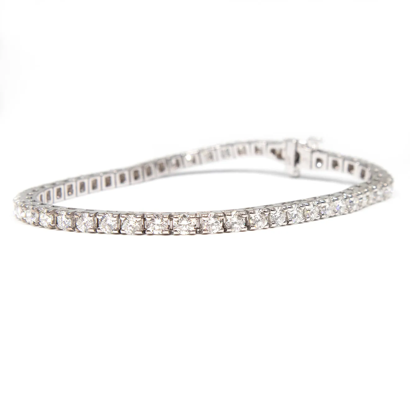 5ct 14k White Gold Diamond Tennis Bracelet