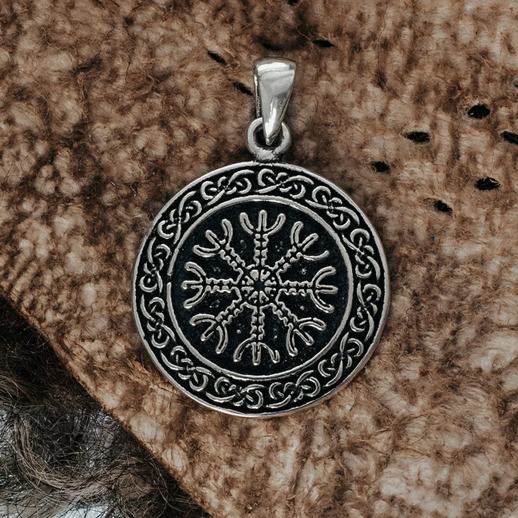 Aegishjálmur Amulet, Silver