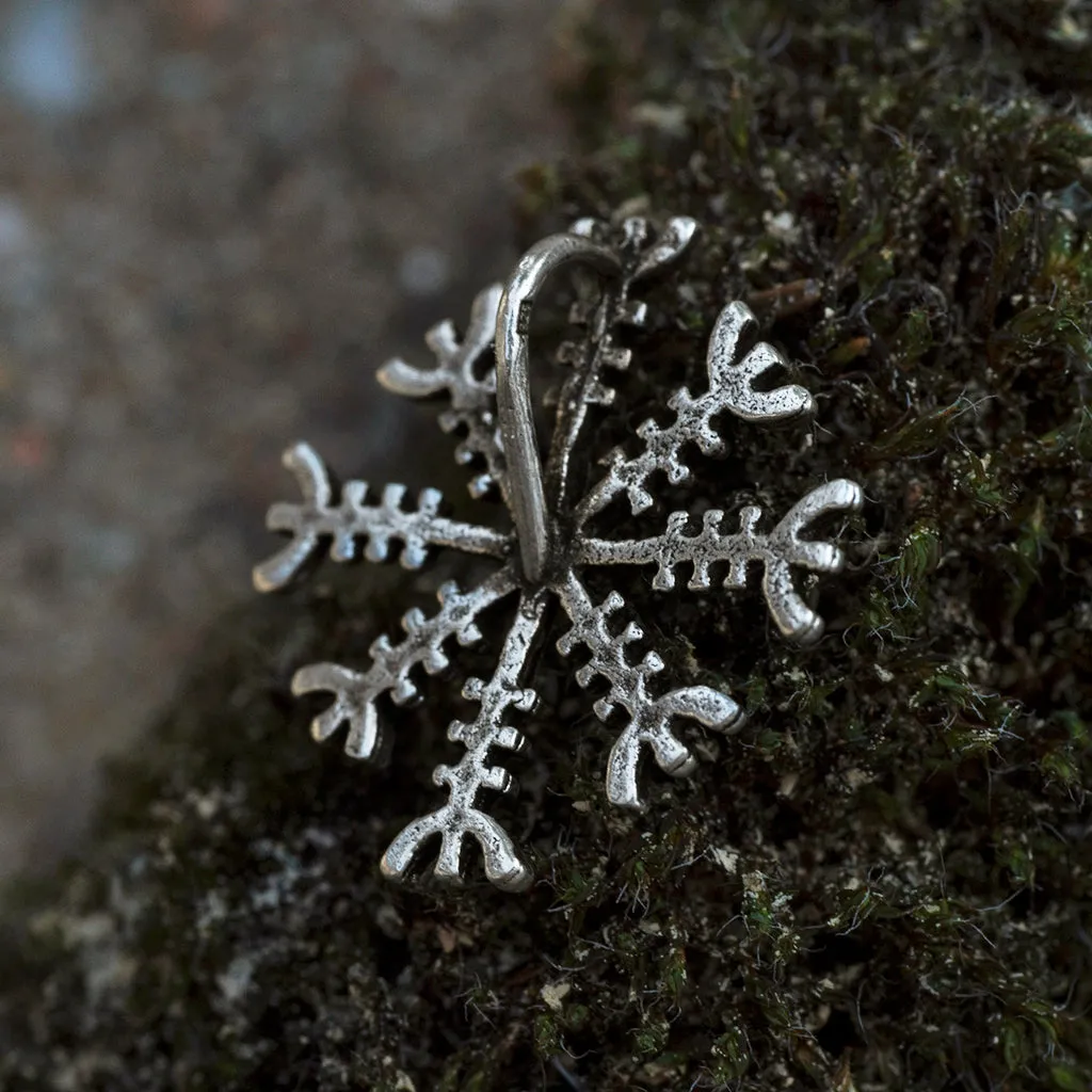 Aegishjálmur Pendant, Silver