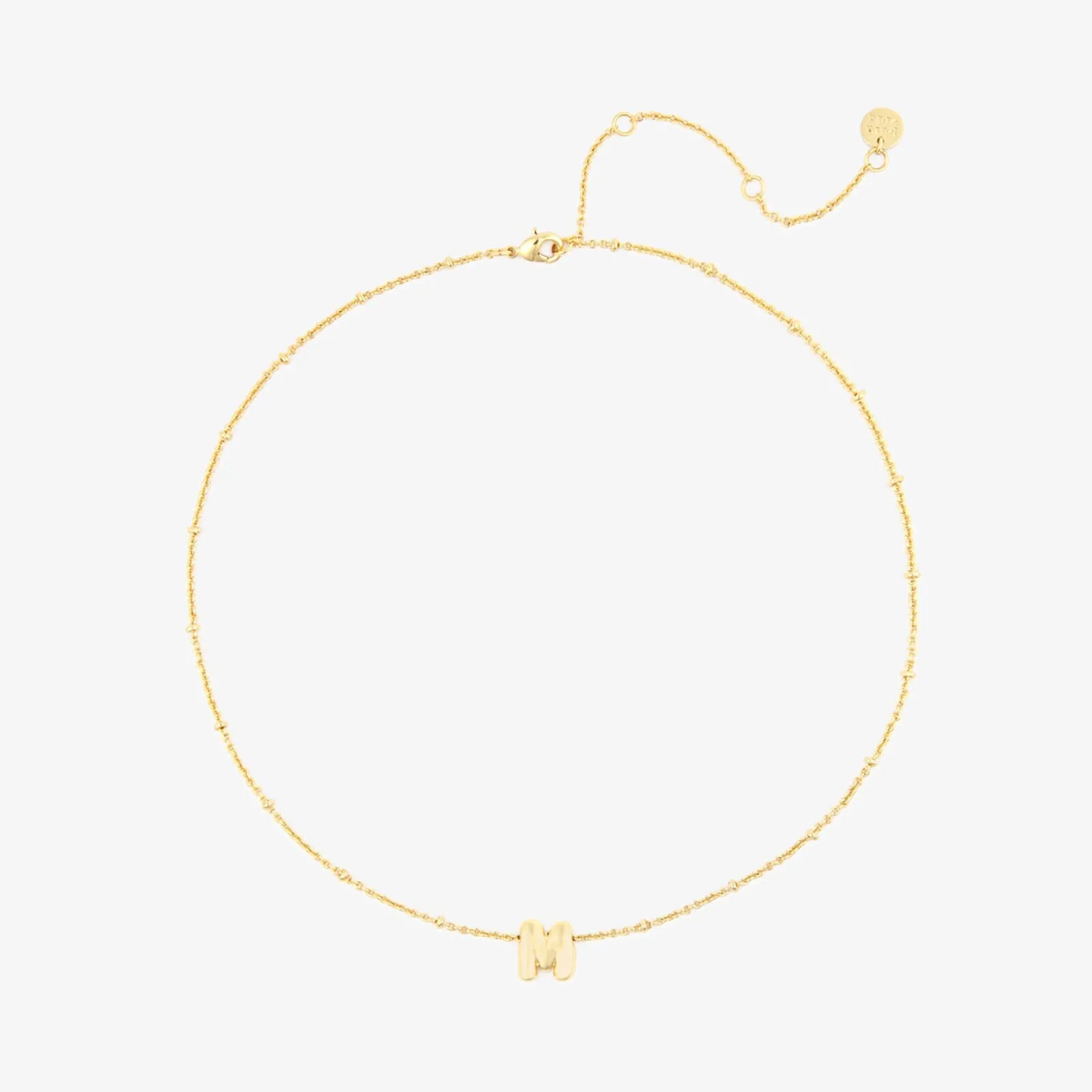 Alphabet Satellite Chain Choker