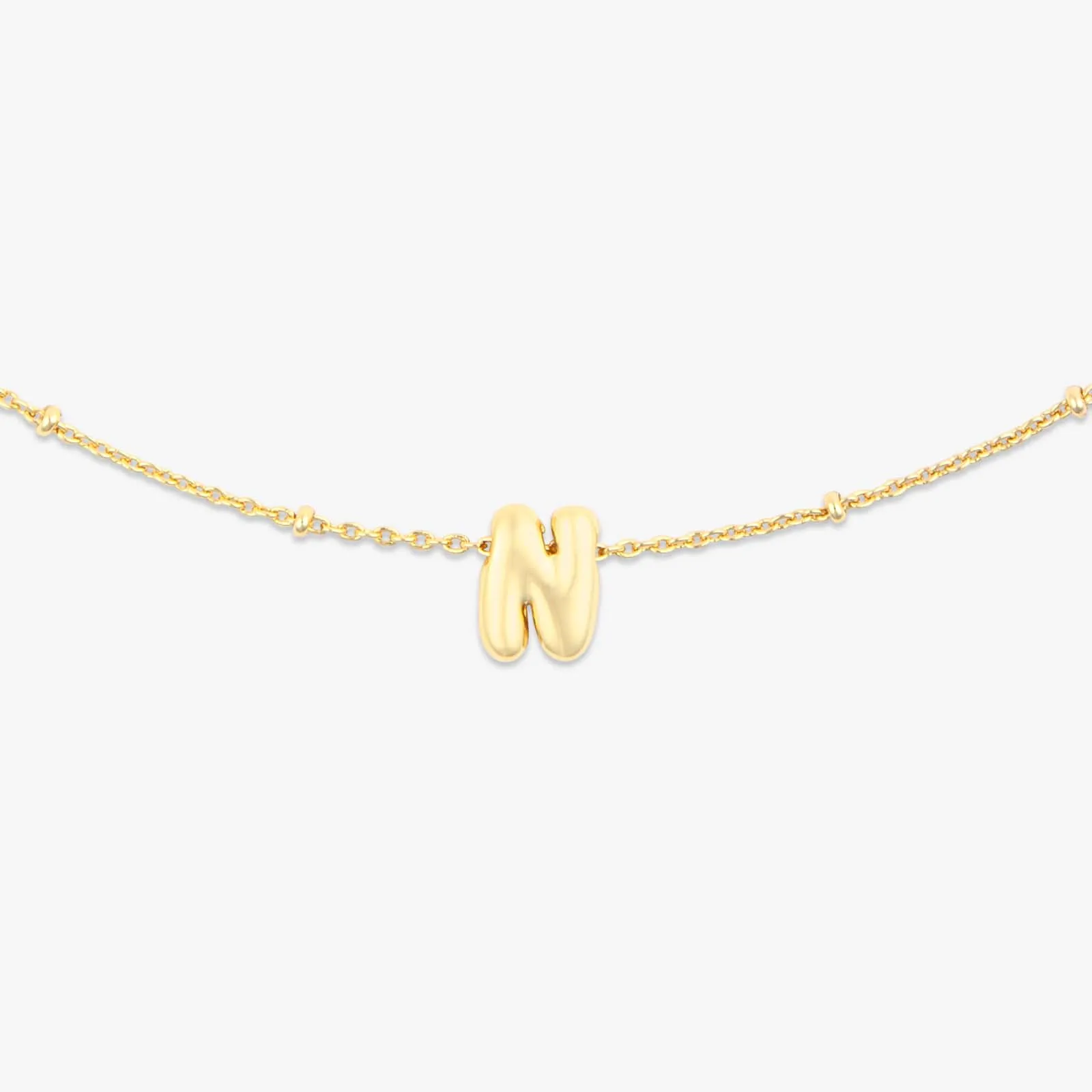 Alphabet Satellite Chain Choker