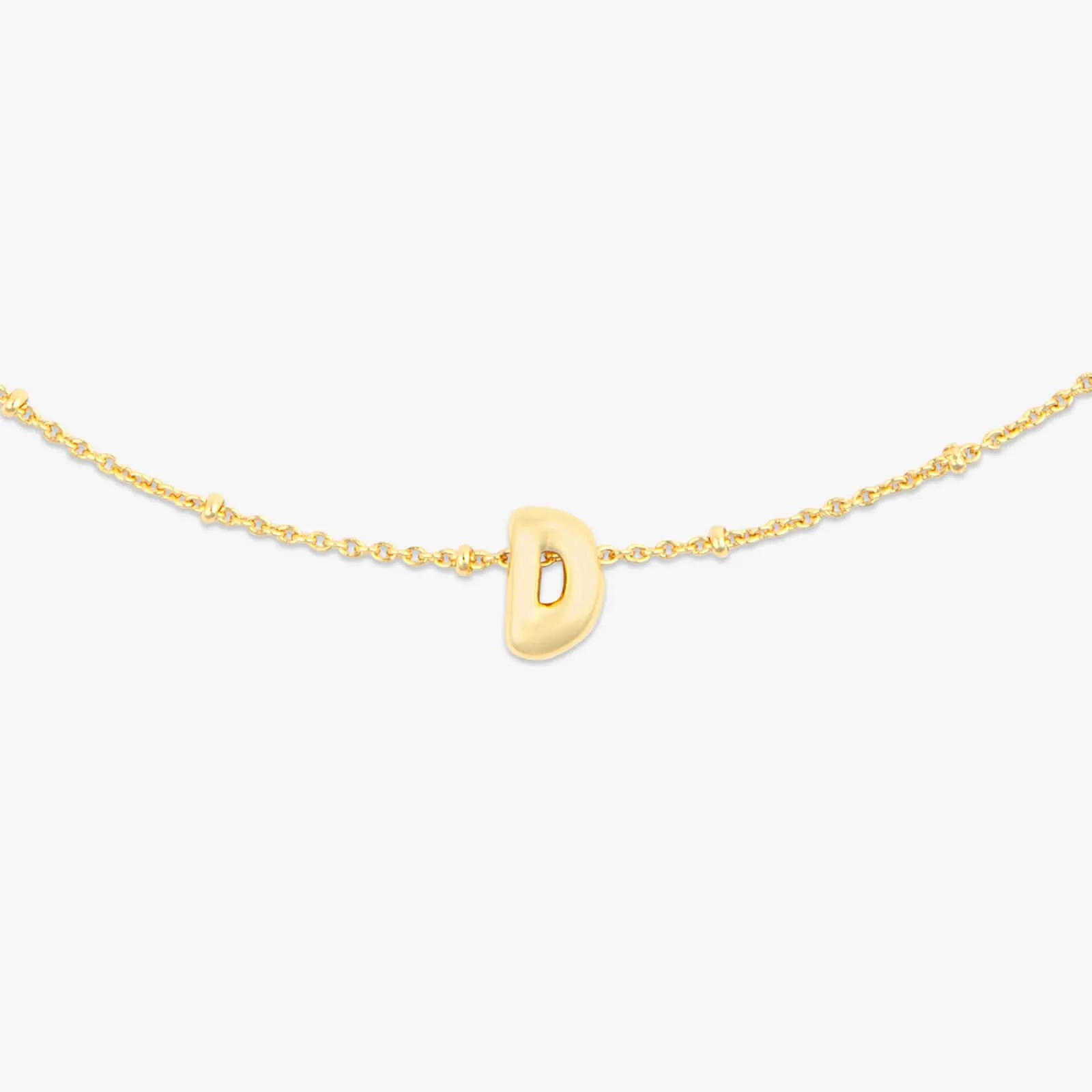 Alphabet Satellite Chain Choker