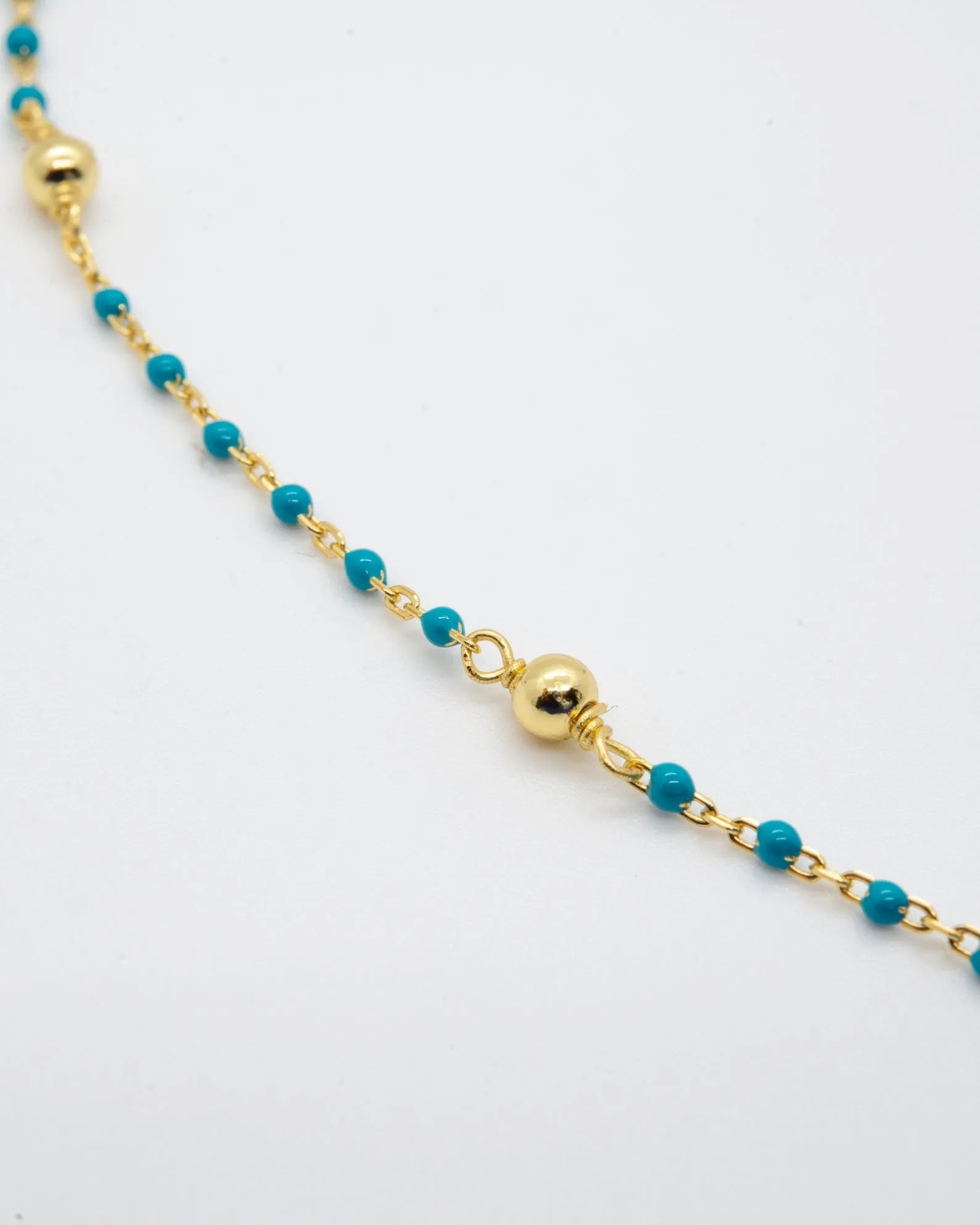 Anilla Beaded Station Choker