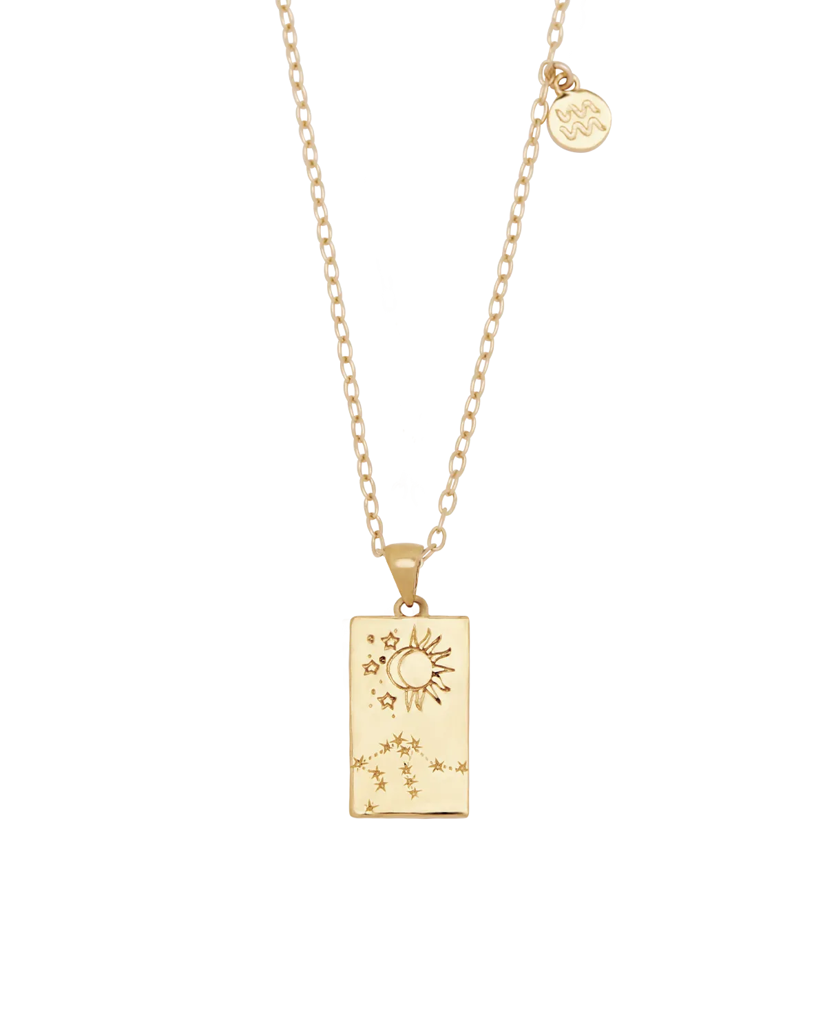 Aquarius Zodiac Necklace