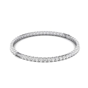 Athena Round Classic Bangle Diamond Bracelet