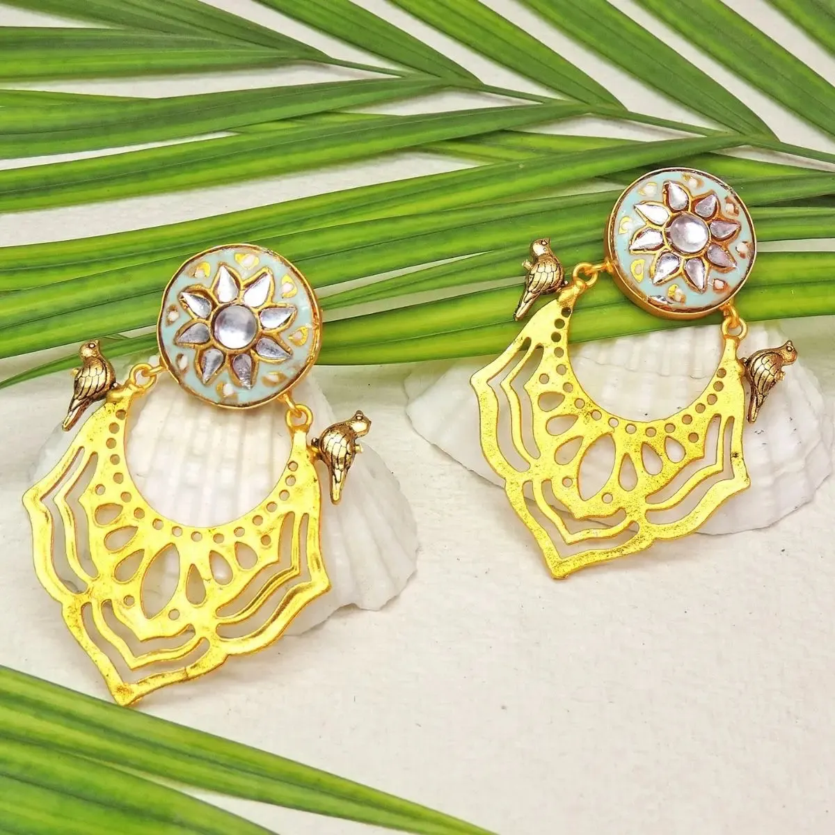 Avia Earrings (Sky)