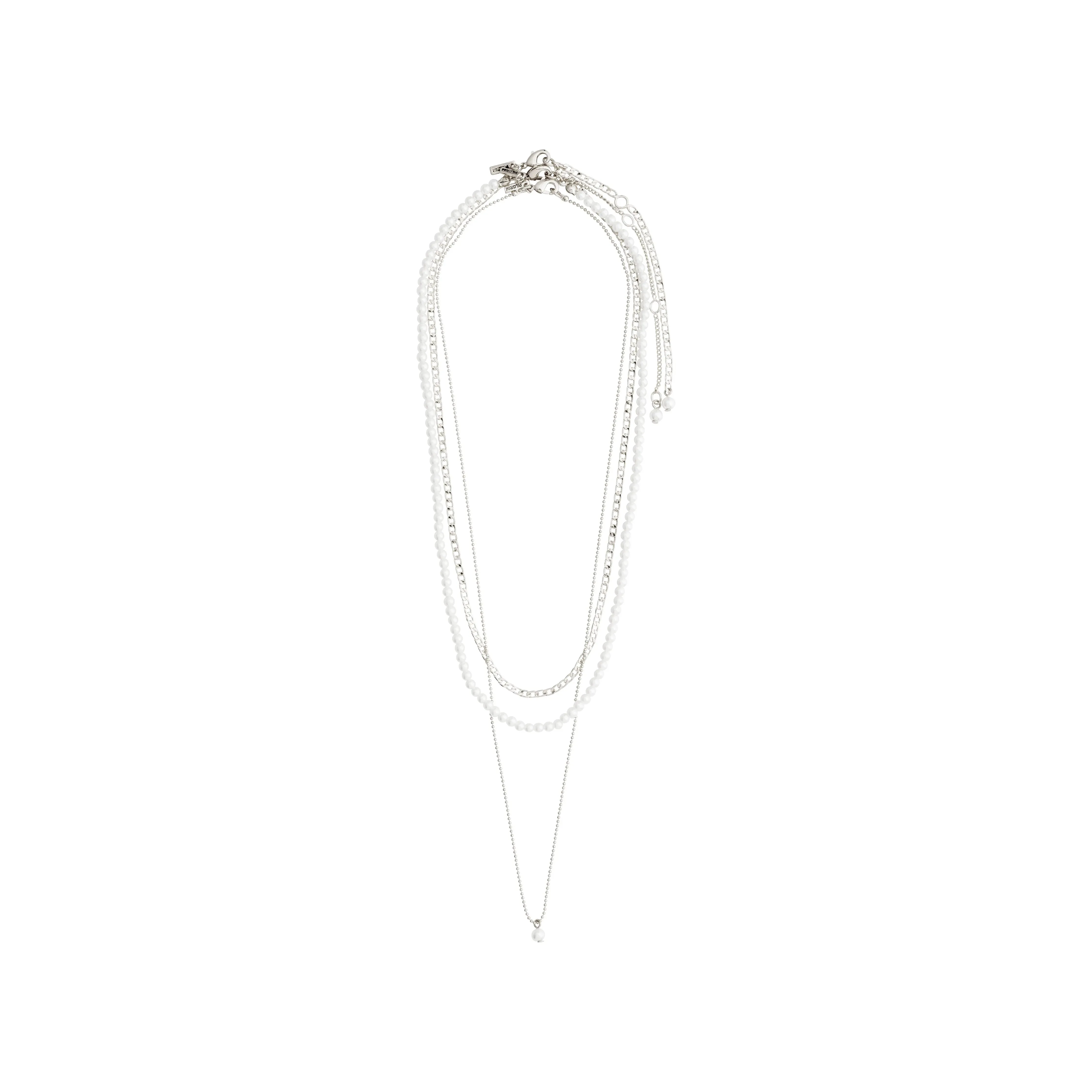 Baker Necklace 3-in-1 - Silver Plated