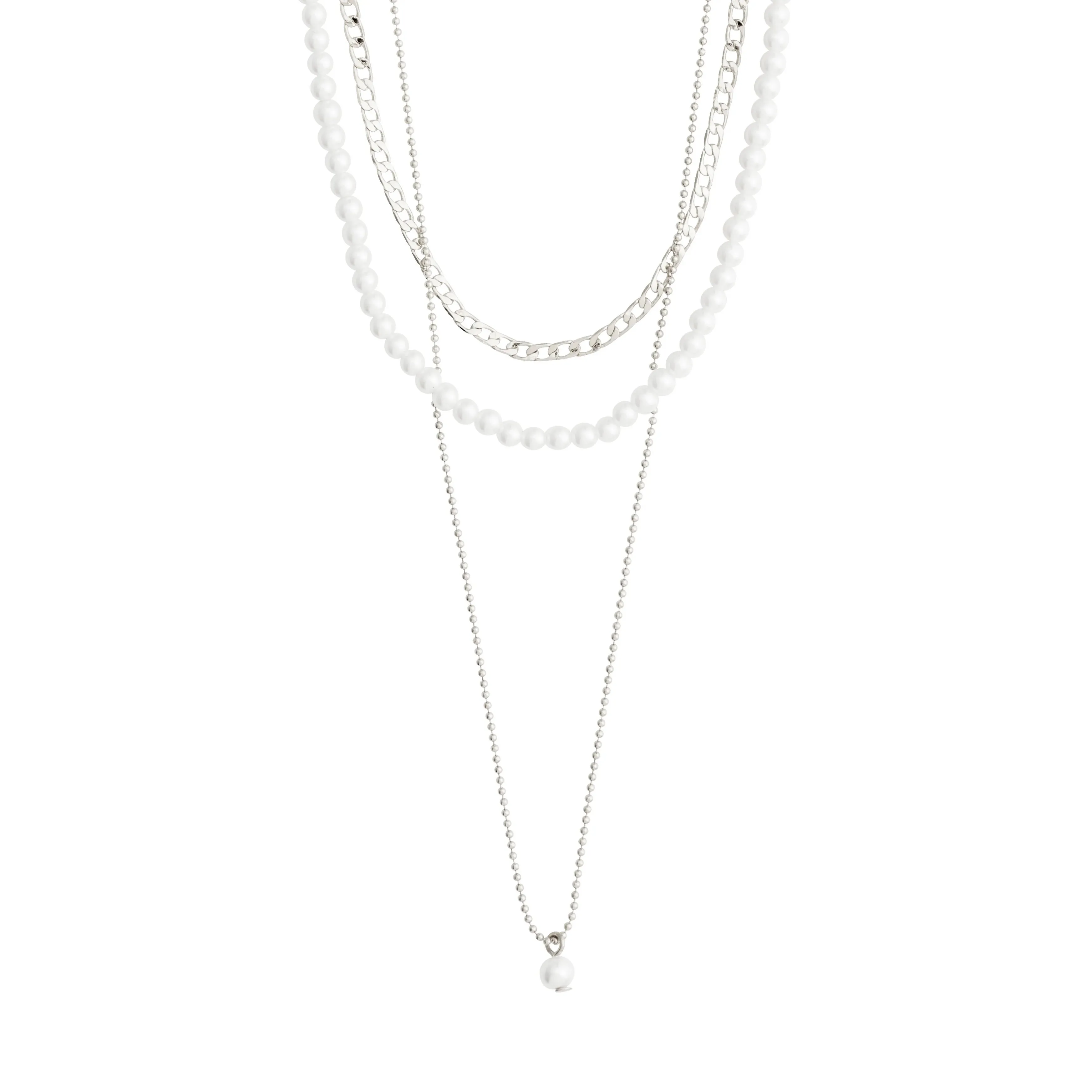 Baker Necklace 3-in-1 - Silver Plated