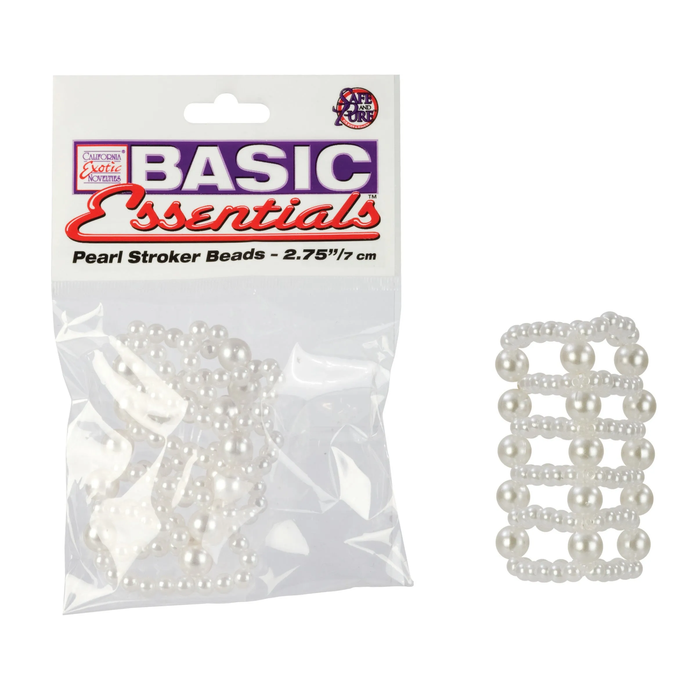 Basic Essentials Pearl Stroker Beads Large