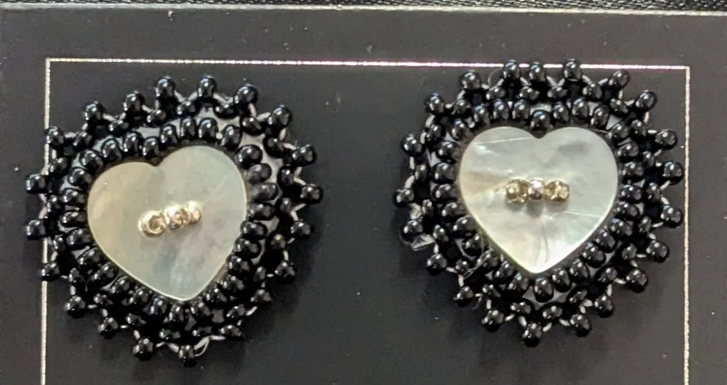 Beaded Stud Earrings