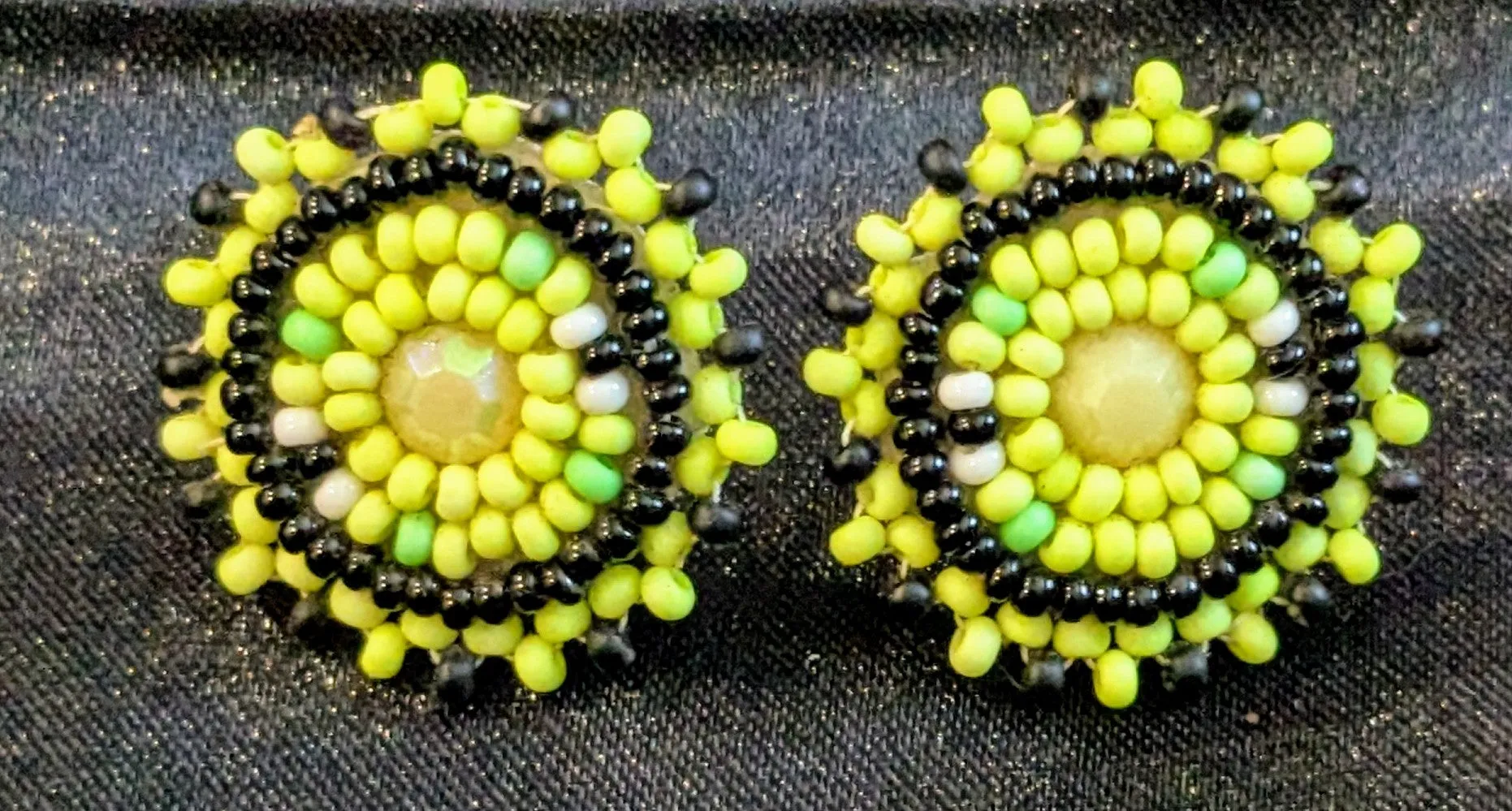 Beaded Stud Earrings