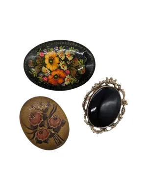 Botticini Trio Brooch Set