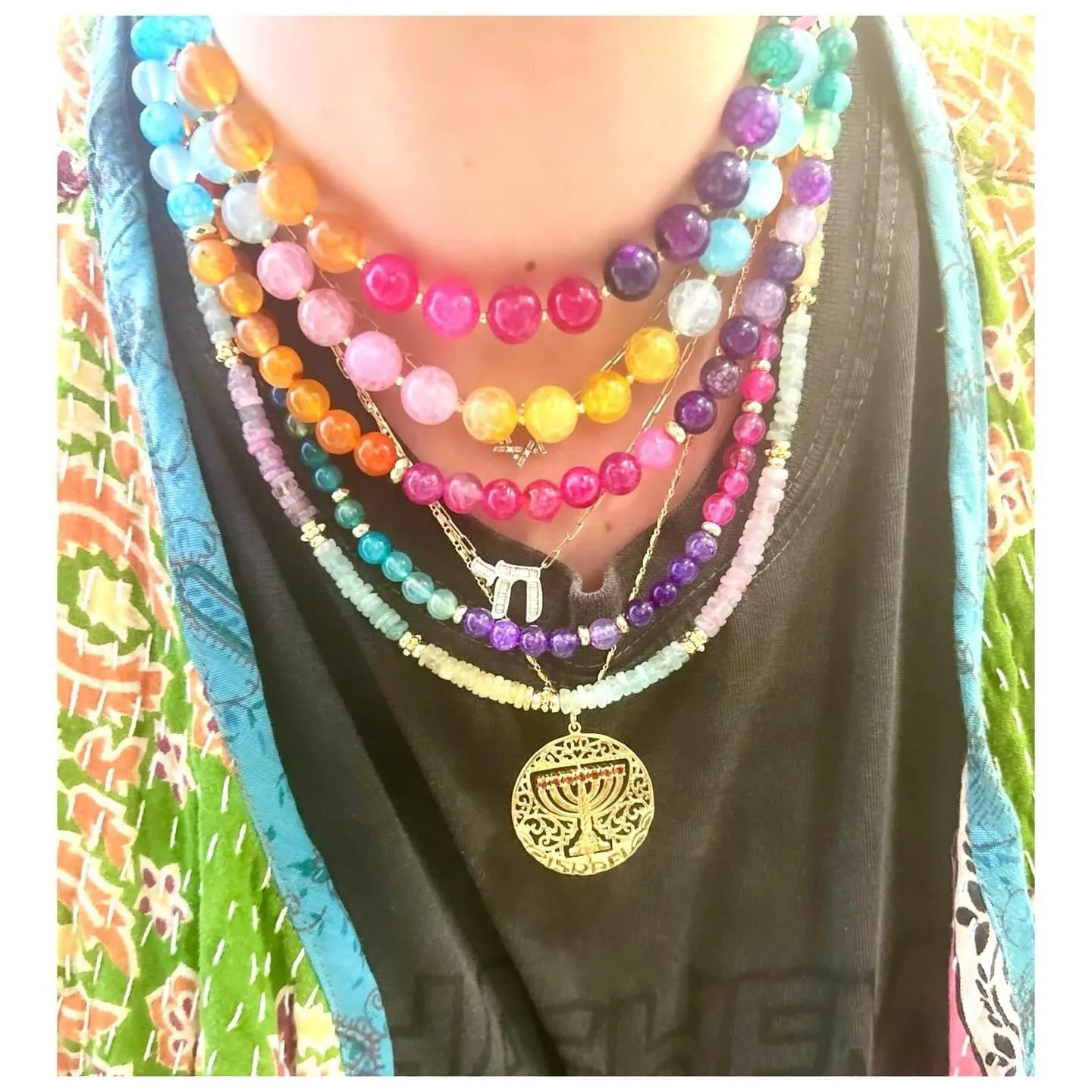 Brights Multi Small Dragibus Necklace