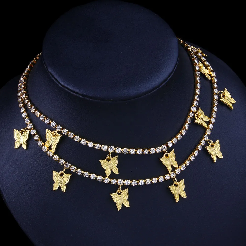 Butterfly Choker Necklace