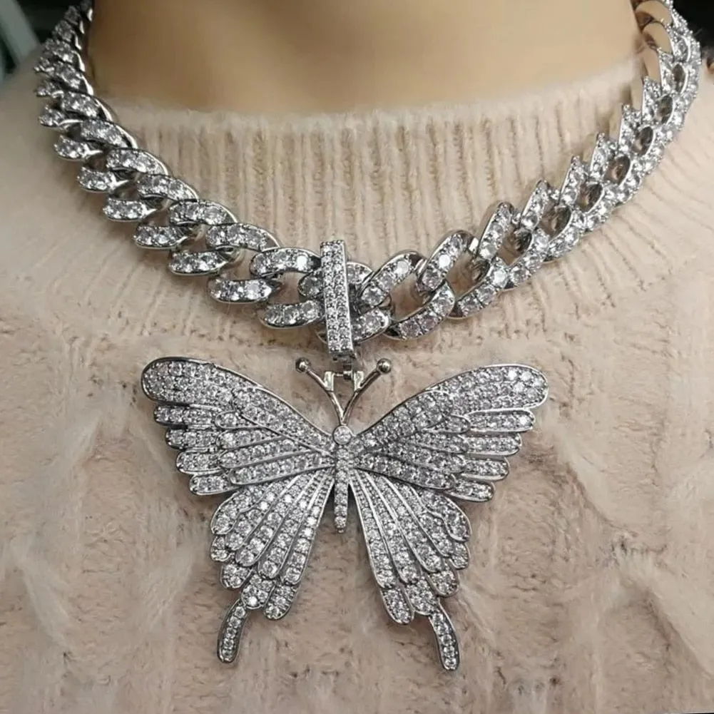 Butterfly Pendant Necklace