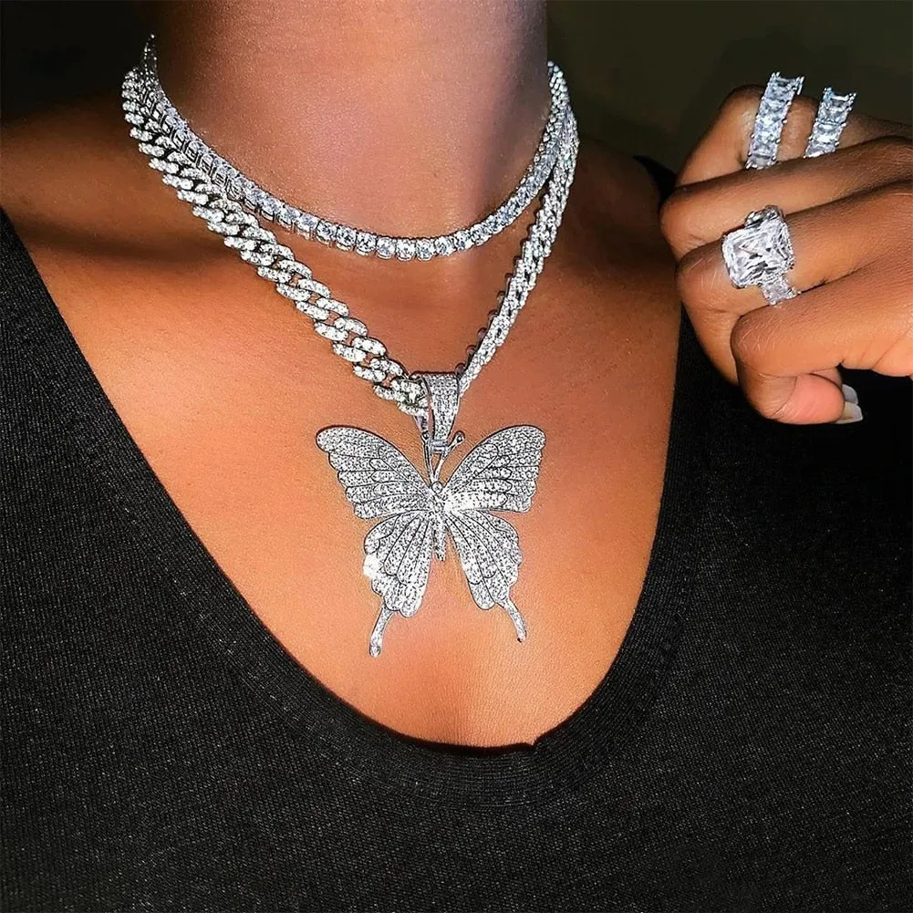 Butterfly Pendant Necklace