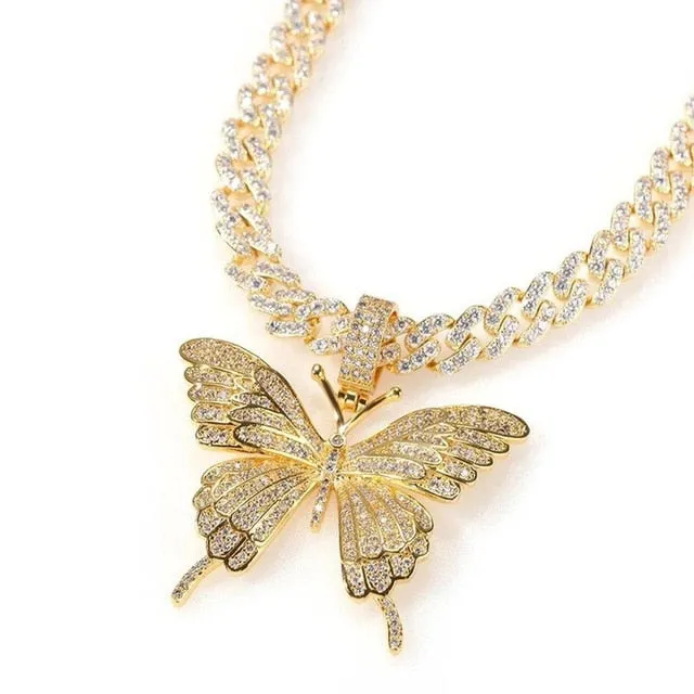 Butterfly Pendant Necklace