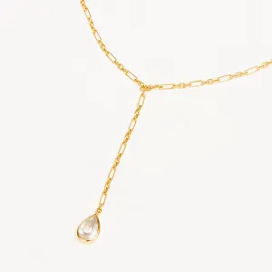 By Charlotte Adored Lariat Necklace, Gold