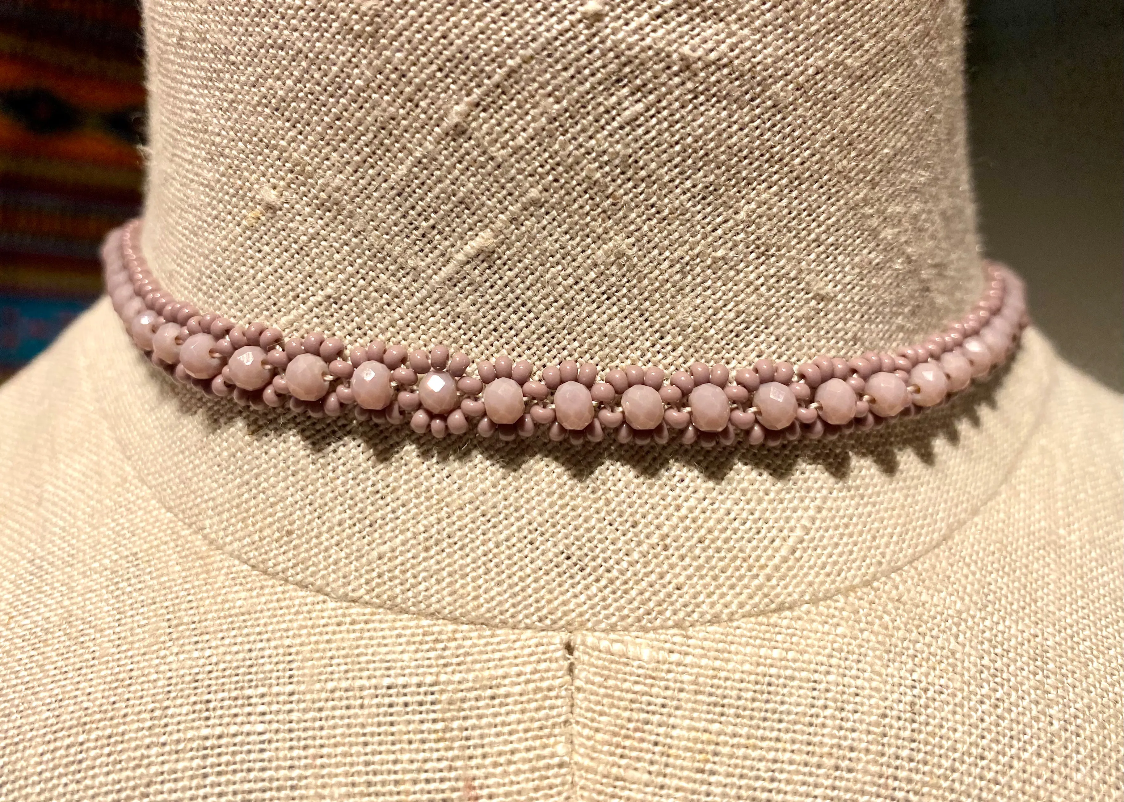 'Chaquira': Beaded Choker Necklace