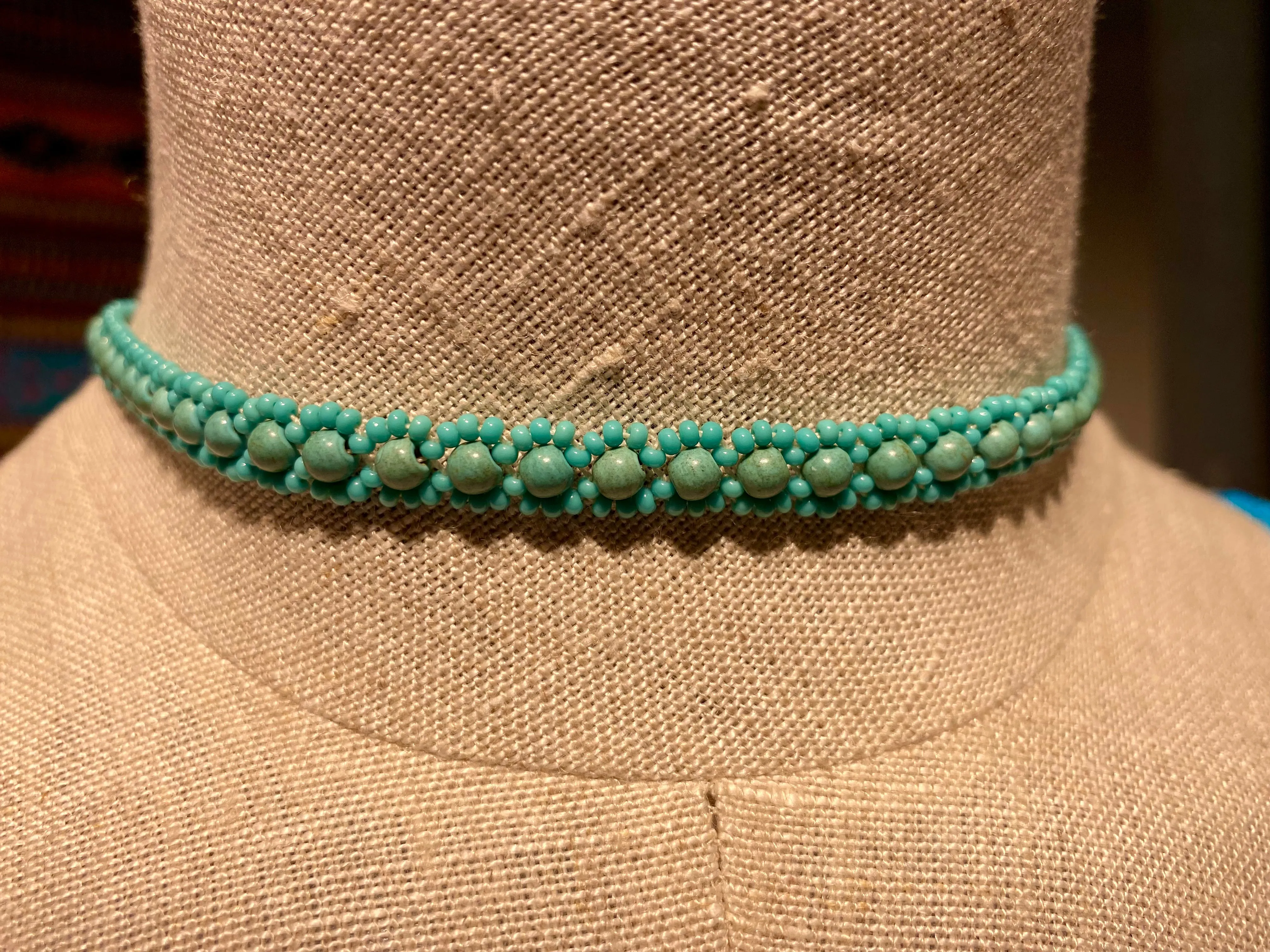 'Chaquira': Beaded Choker Necklace