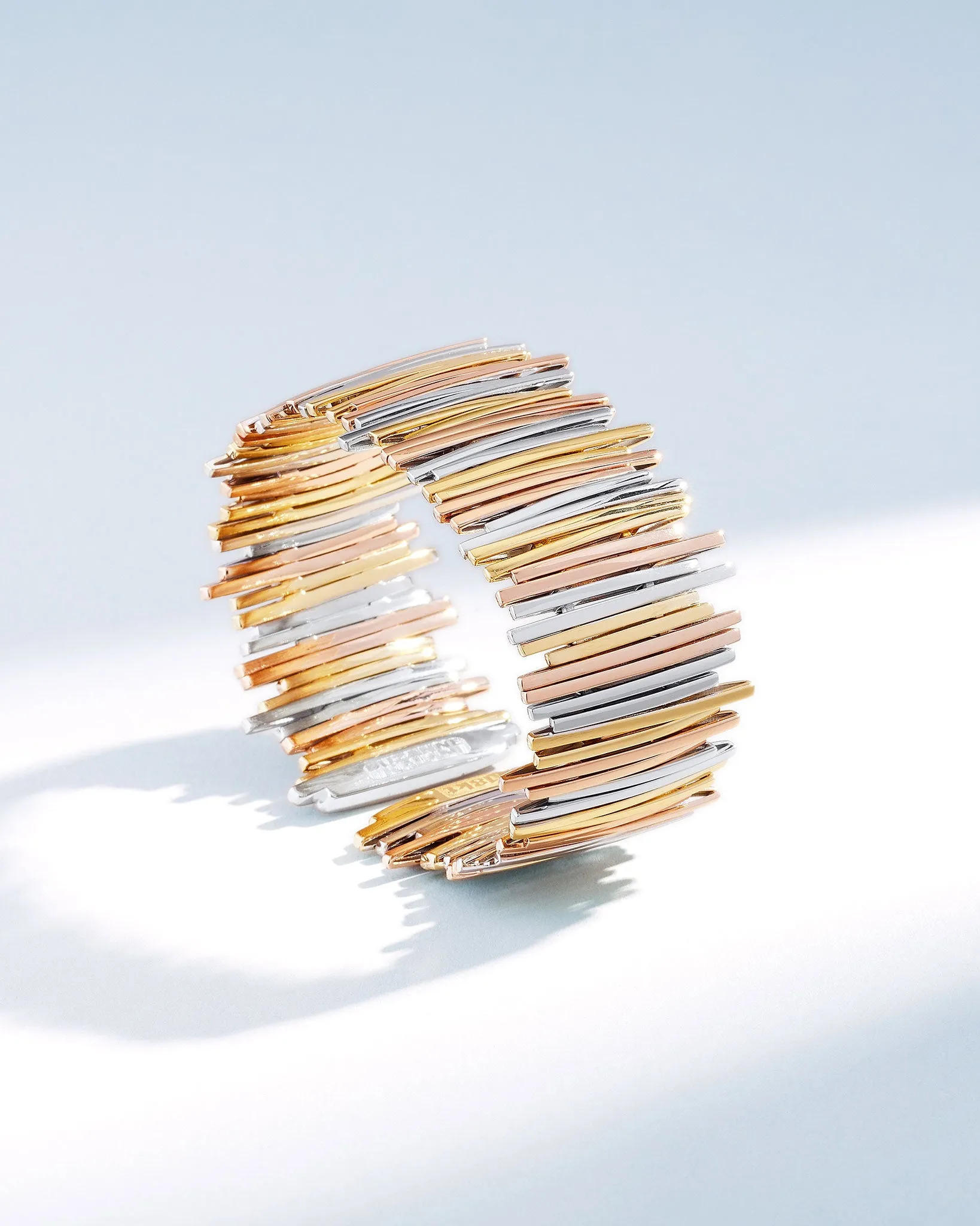 Classic Gold Three-Tone Cuff