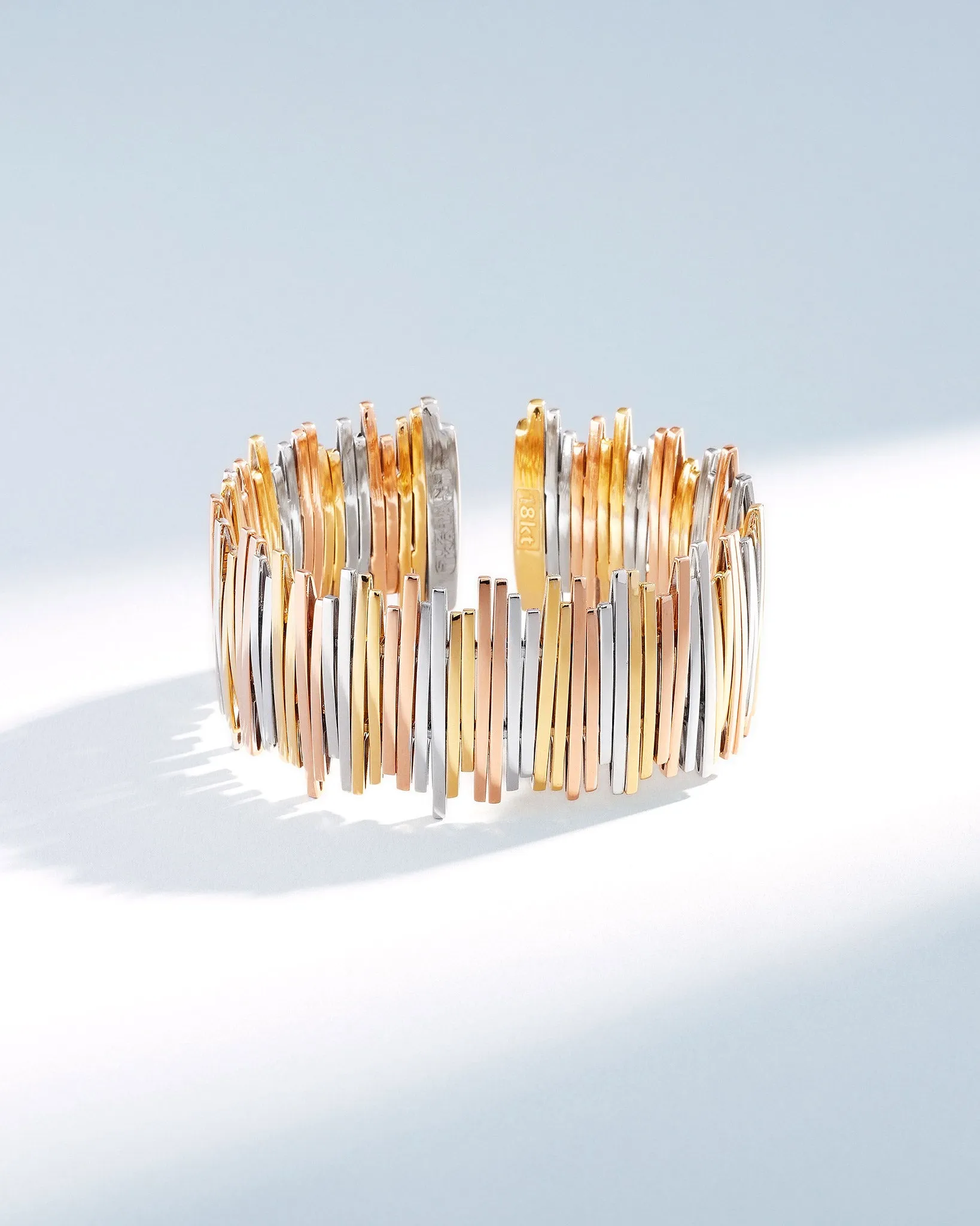 Classic Gold Three-Tone Cuff