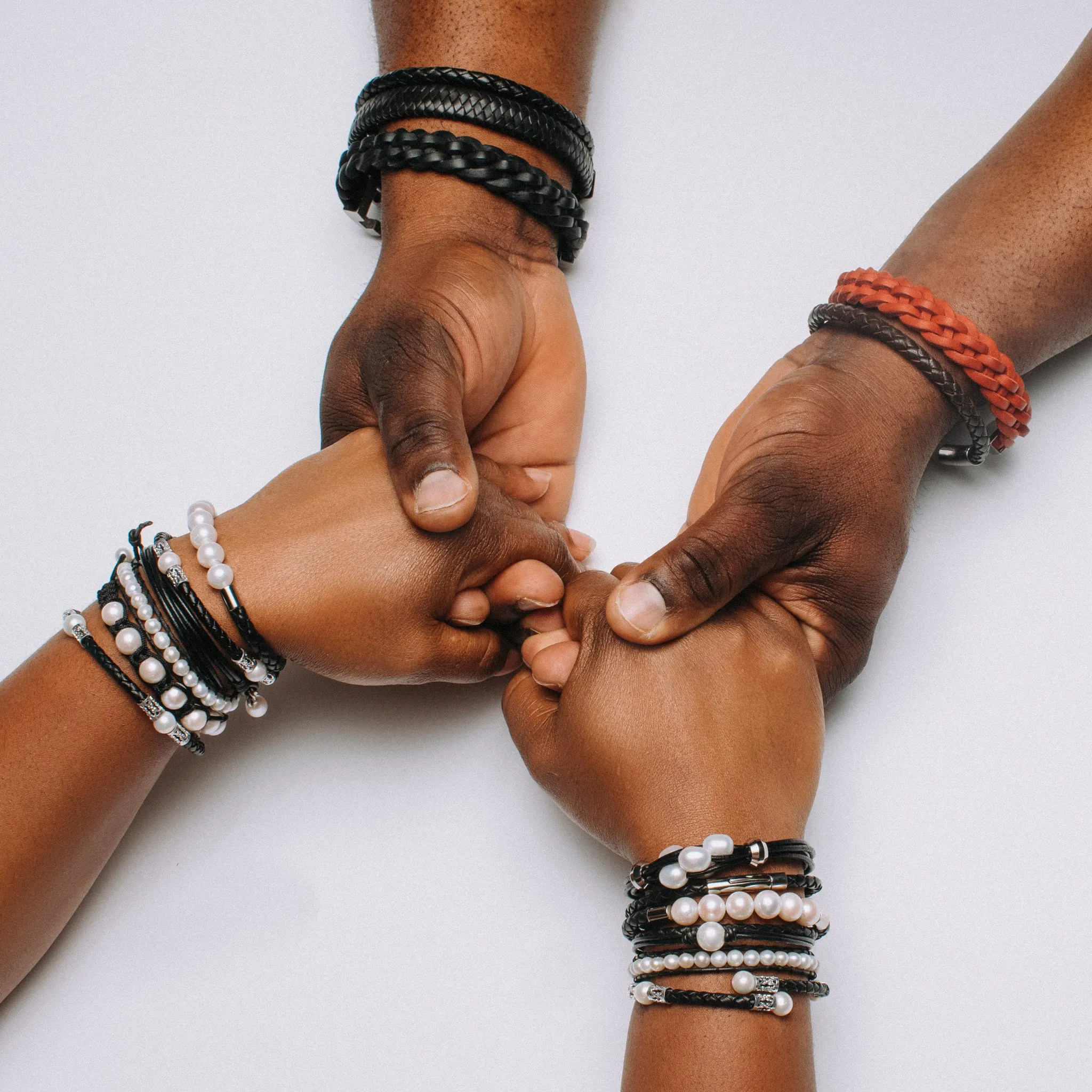 Classic White Stretch Bracelet