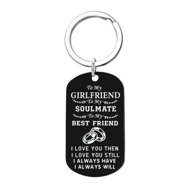 Couple Pendant Necklace Dog Tag