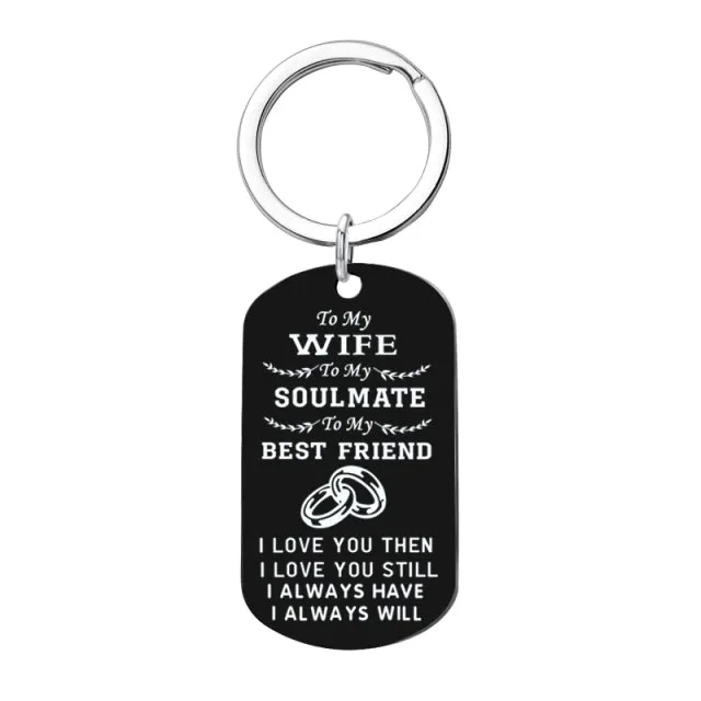 Couple Pendant Necklace Dog Tag