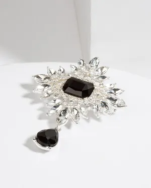 Crystal Statement Brooch