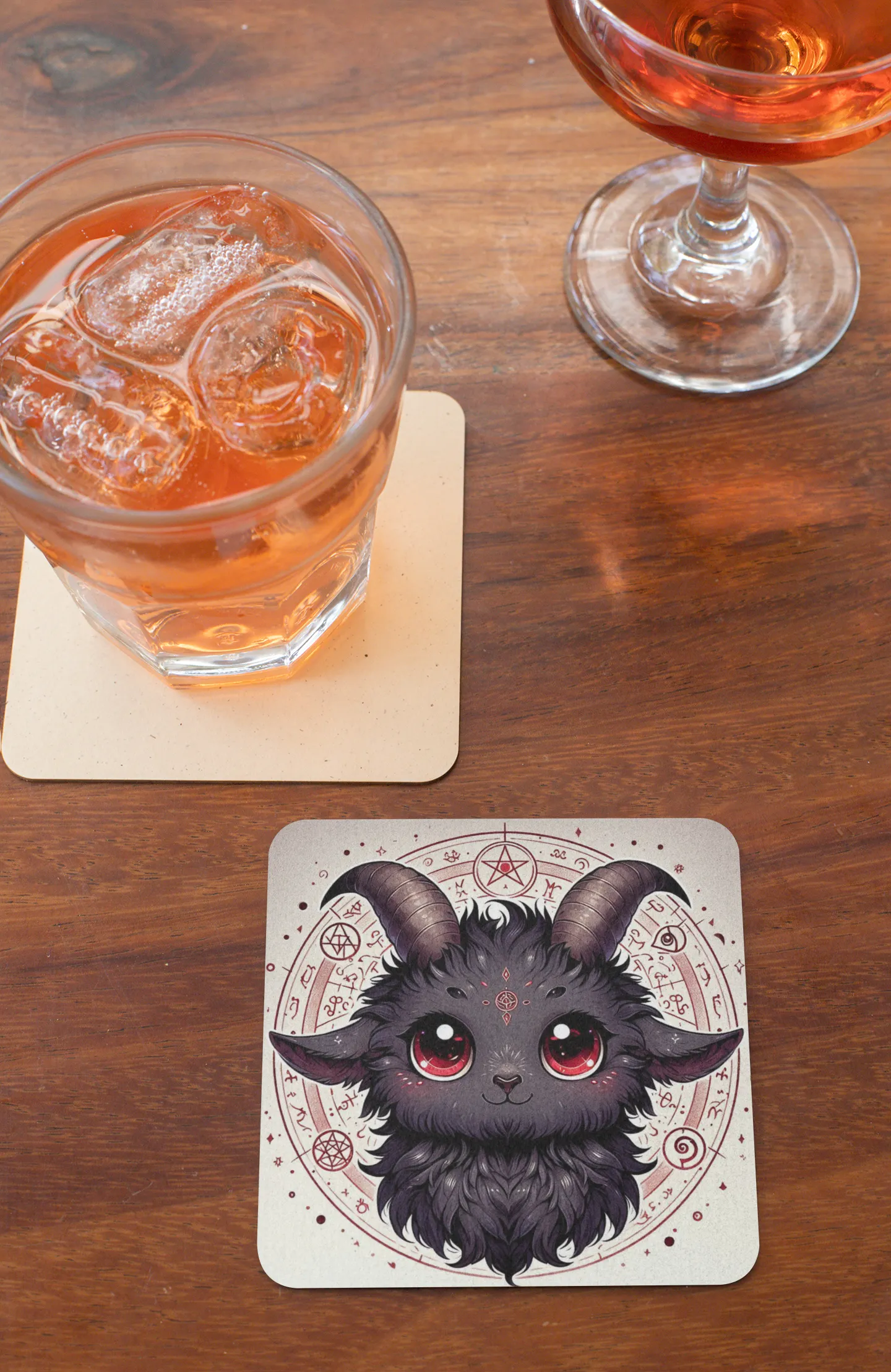 Cute Baphomet Coaster Art074