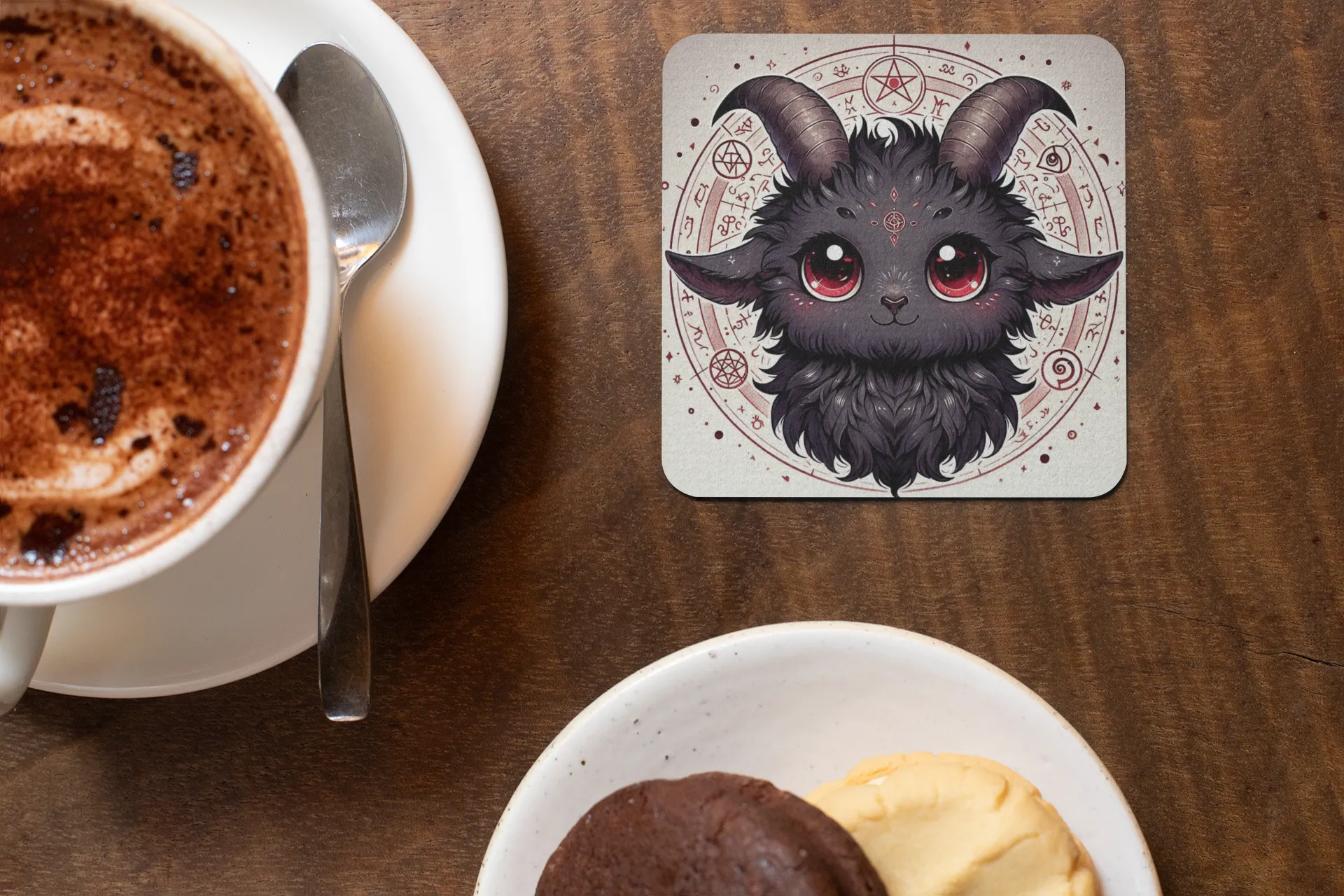 Cute Baphomet Coaster Art074