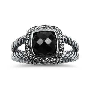 David Yurman Estate Albion Hematite Ring