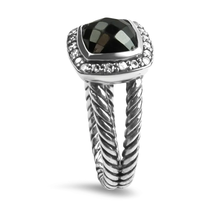 David Yurman Estate Albion Hematite Ring