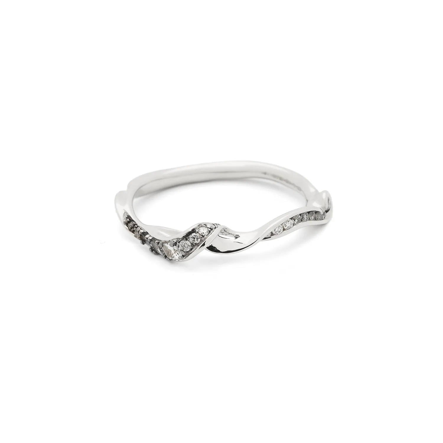 Diamond Swirl Ring