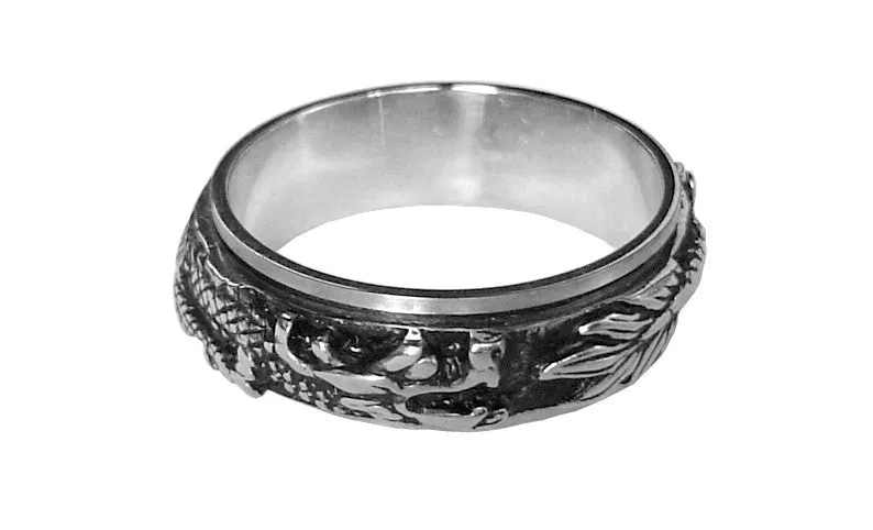 Dragon Spinner Ring - Stainless Steel