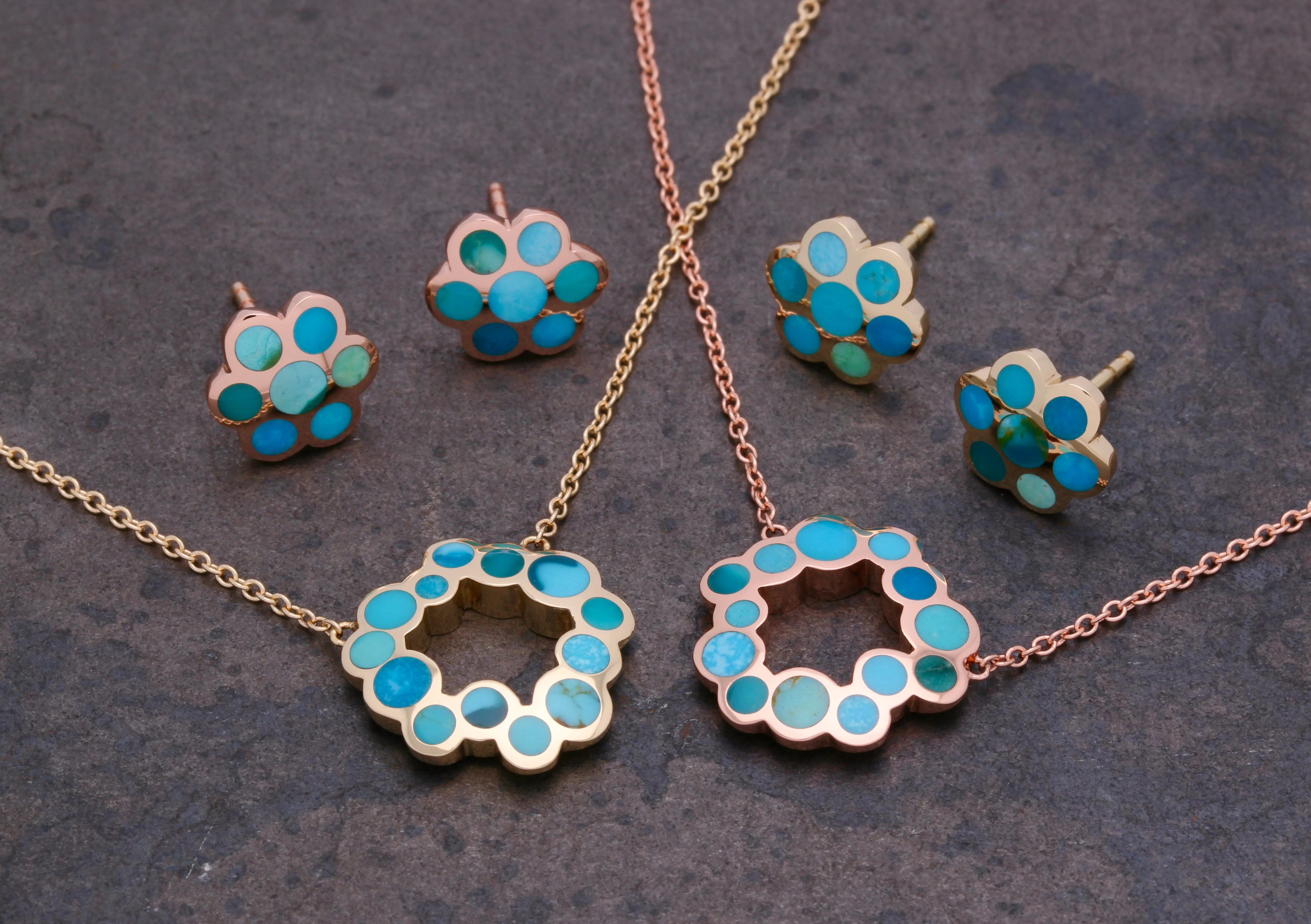 Effervescent Bleu Parti Necklace