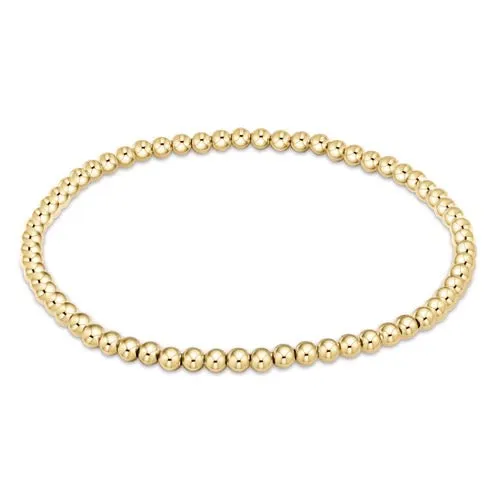 enewton classic gold 3mm bead bracelet