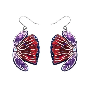 Erstwilder x Lauren Rogers - Fervent Feather Flower Drop Earrings