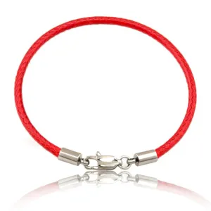 Fashion Classic Rope Leather Black Bracelet Red Thread Line Jewelry Red String Bracelet for Women Men Lobster Bracelets SL501