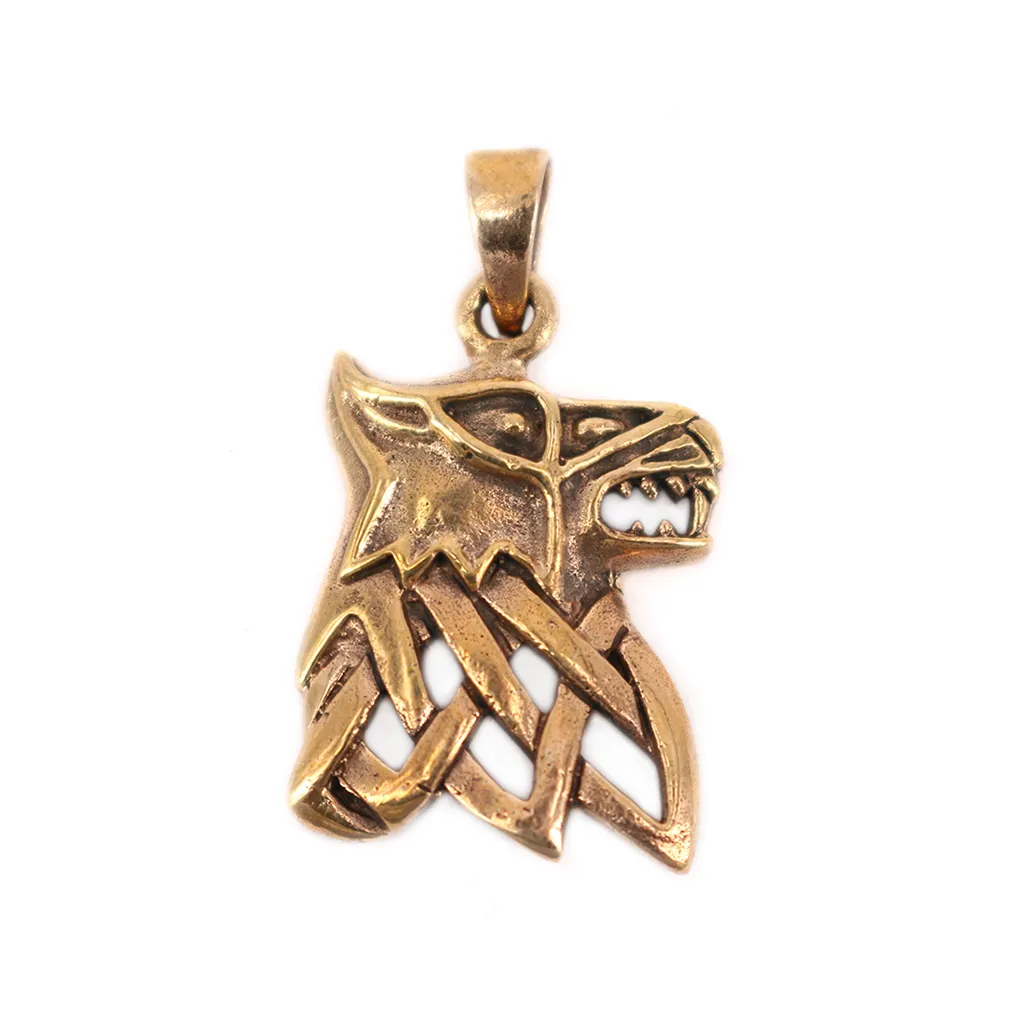 Fenrir Pendant, Bronze