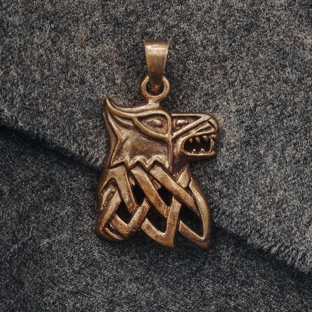 Fenrir Pendant, Bronze