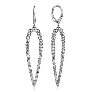 Gabriel & Co. Bujukan Teardrop Earrings in Sterling Silver