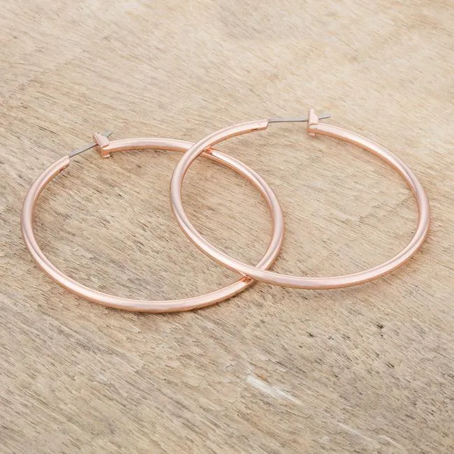 Glem Large Gold Hoop Earrings | 45mm