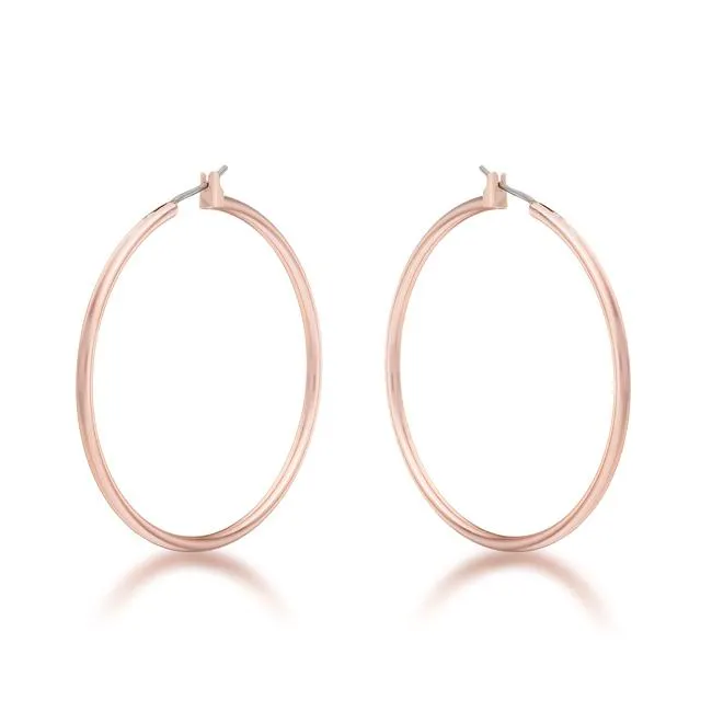 Glem Large Gold Hoop Earrings | 45mm