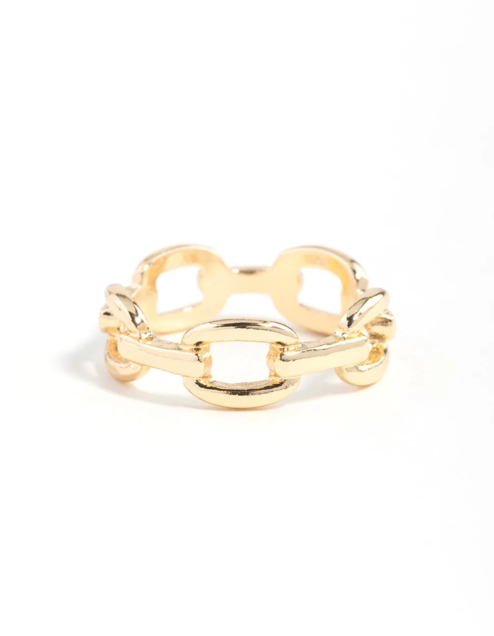 Gold Fine Chain Ring