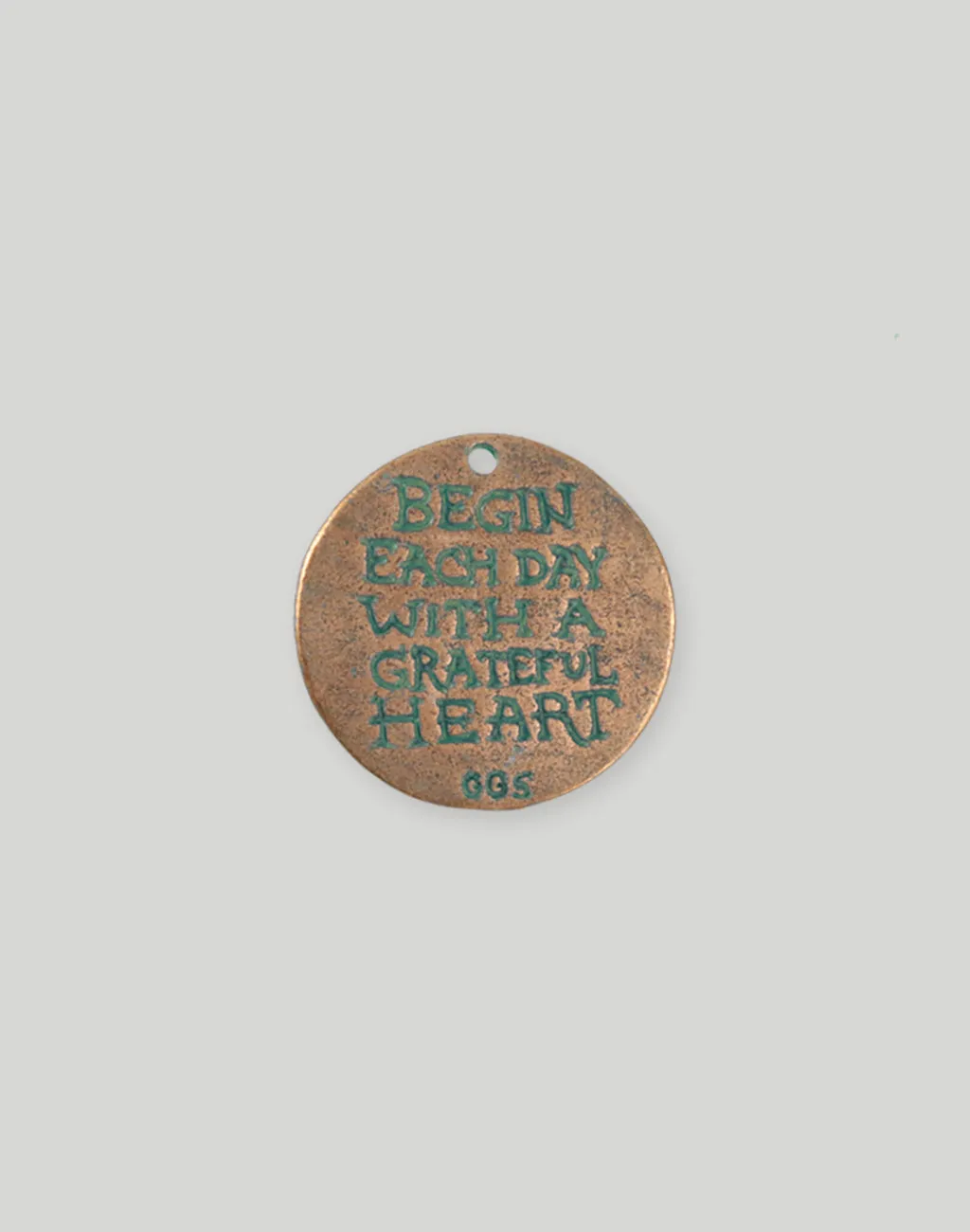 Grateful Heart, 27.5mm,  (1pc)