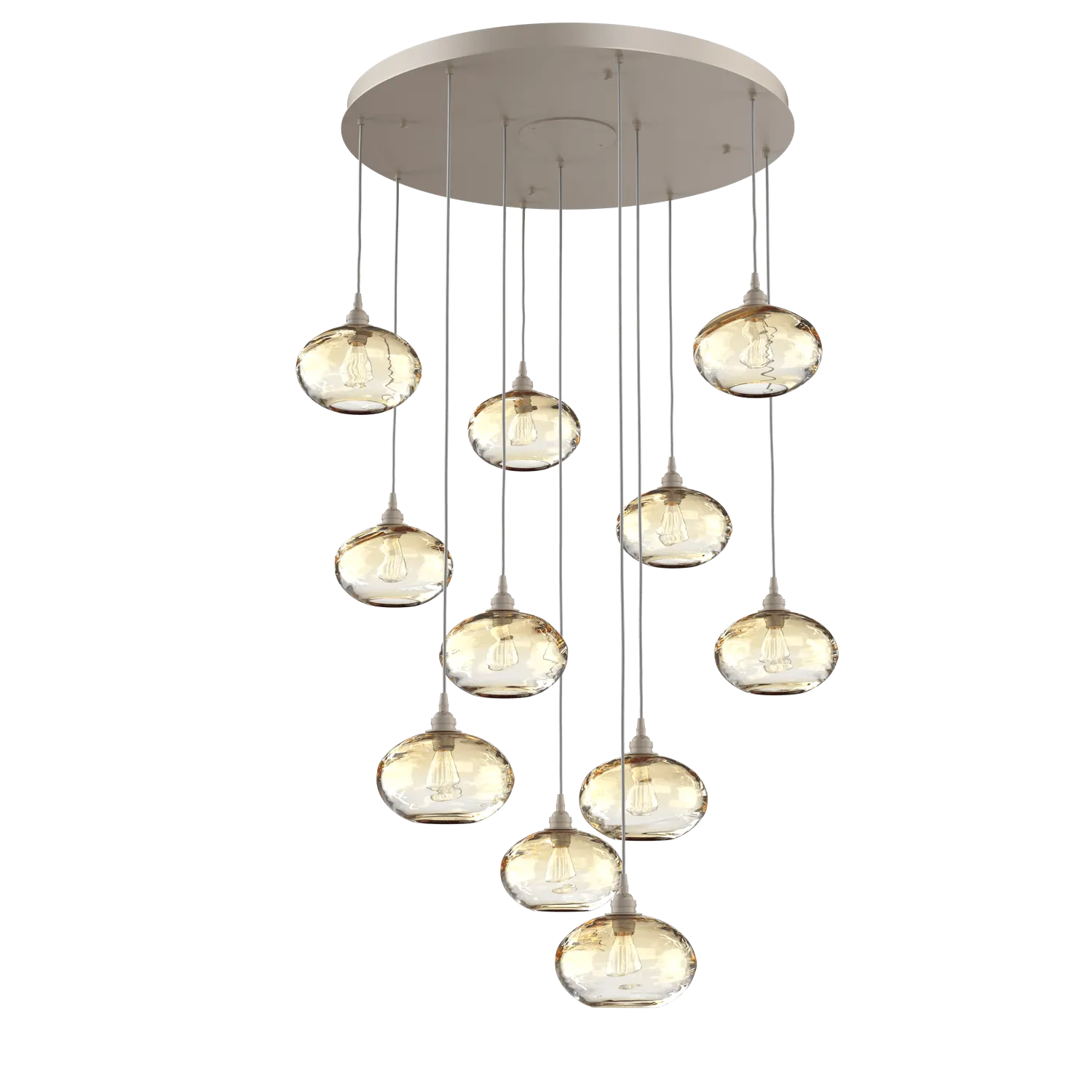 Hammerton Studio Coppa Round Multi-Pendant-11